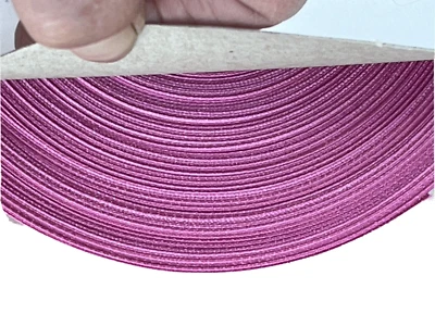 100 yardas SF CINTA ROSA ANTIGUA SATINADA 100% poliéster #3, 5/8" AMPLIO HECHO EN EE. UU. Foto 1 de 4