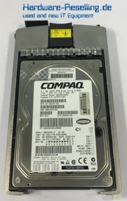 Compaq HP 9.1GB Ultra2 SCSI 10K 3,5" BD009122C6 127977-001 - Bild 1 von 4
