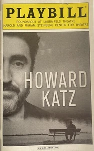 Howard Katz - Off Broadway Playbill - Apr 2007 - Alfred Molina w/Ticket - Picture 1 of 3