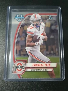 Carnell Tate - Bowman University 2024 - Ohio State Buckeyes - 1st Bowman - Bild 1 von 2
