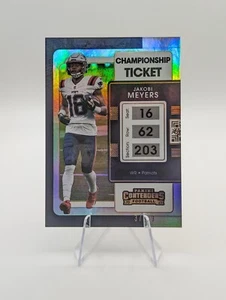 Jakobi Meyers 2021 Panini Contenders Championship Ticket SP /99 #68 Patriots - Picture 1 of 2