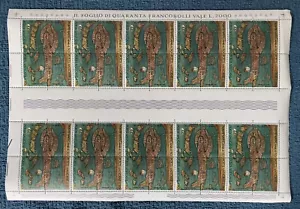 Vatican City Scott 510, Foglio Di Quartana Francobolli Vale, Mint Sheet, MNH - Picture 1 of 1