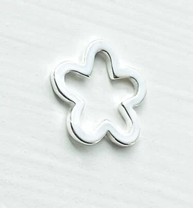 2pcs 925 Sterling Silver 15mm Star Link Connector #5770-2 - Bild 1 von 2