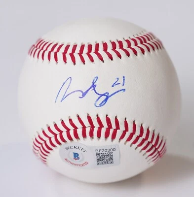 D'Shawn Knowles Signed Baseball BAS COA Angels Great Britain 2023 WBC Autograph - Image 1 of 4