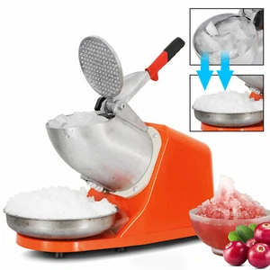 300W Electric Ice Crusher Machine Shaver Shaved 143lbs New Icee Snow Cone Maker - Picture 1 of 11