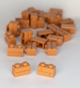 25x LEGO® Mauerstein Masonry 1x2 mittel-nougat (98283) (Medium Nougat) NEU - Bild 1 von 1