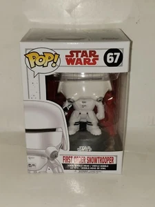 Star Wars Funko Pop! #67 First Order Snowtrooper Vaulted last Jedi Read Descr. ^ - Picture 1 of 24