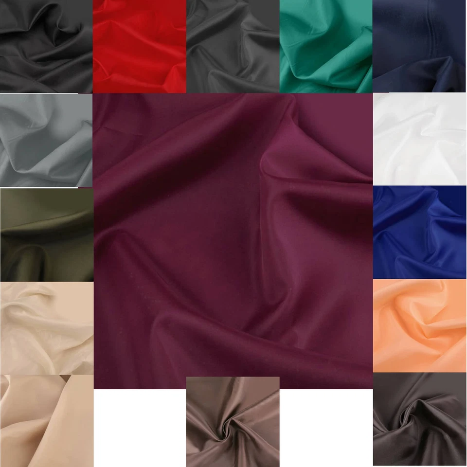 Futterstoff in 50cm Schritte 150cm Breit verschiedene Farben Innenfutter Taschen - Bild 1 von 1