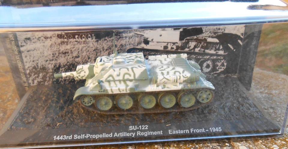 DIE CAST TANK " SU-122 1443rd SELF EASTERN FRONT - 1945 "  SCALA 1/72  - Immagine 1 di 1