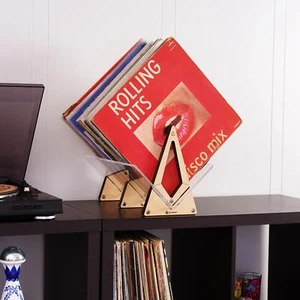 Vinyl Record Storage Display - Natural - Picture 1 of 10