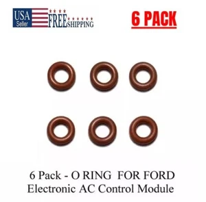 6 Pack O-Rings for Ford Electronic AC Control Module  / Silicone Material - Picture 1 of 1
