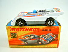 Matchbox Superfast Nr. 56B Hi-Tailer weiß blauer Fahrer top in "J" Box