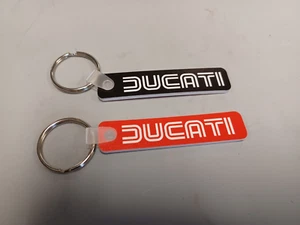 Motorcycle Keychain Key Chain Ducati Retro Vintage Style QTY1 - Picture 1 of 2