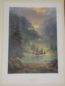 G. Harvey "THE AMERICAN WEST" 1082/1250 Signed and numbered Print COA