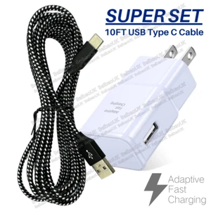 Fast Charger Adapter USB to Type-C Data Cable for Samsung Galaxy S9 S10 S20 S22 - Picture 1 of 14