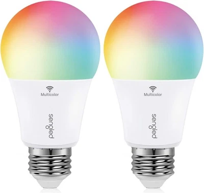 2Pack Sengled Light Bulb 60W Equivalent 800LM Color Changing Smart A19 Bulbs - Image 1 of 4
