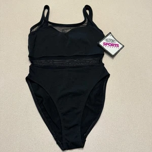 NWT! Vintage Danskin DuPont Sports Lycra One Piece Bodysuit Swim Women’s Med USA - Picture 1 of 8