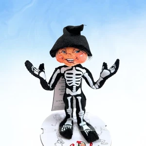 Annalee Puppe Skelett Kostüm Junge Elfe 5" 2021 310221 Halloween Neu - Bild 1 von 5