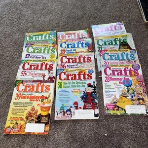 12 Pc Lot Of 1996 America's #1 Crafts Magazines, Full Year Quilts Patterns Decor - Picture 1 of 14