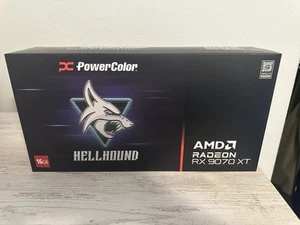 NEW UNOPENED PowerColor Hellhound AMD Radeon RX 9070 XT 16GB Graphics Card GPU - Picture 1 of 2