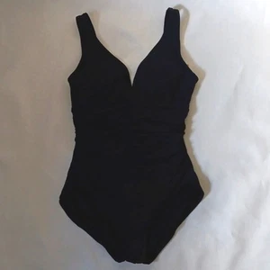 Contours by Coco Reef black one-piece swimsuit size 8 / 32D - Picture 1 of 7