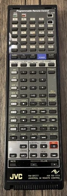 JVC RM-SR777 RECEIVER REMOTE CONTROL RX-777V RX-777VSBK Wks Many Dynamic Super A - Image 1 of 3