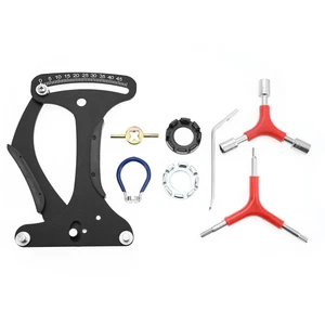 8oc Bicycle Spoke Tensiometer Wrench Repair Kit For Tension Of Round/Flat Spokes - Bild 1 von 10