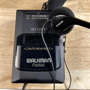 Sony Walkman WM-FX30 AM/FM Cassette Player w/Headphones OEM - Picture 1 of 12