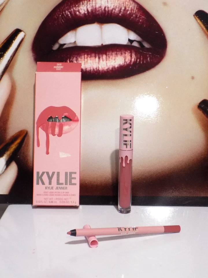 ¡NUEVO!~Kylie Cosmetics ~305 HARMONY Velvet~ Kit de lápiz labial líquido y delineador de labios  Foto 1 de 1