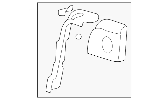 Soporte lateral original GM 25846665 Foto 1 de 2
