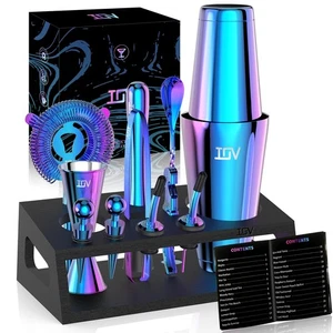 Cocktail Shaker Set: 12-teiliges Mixology Barkeeper Kit Bar Set | 18oz & 28oz Bo... - Bild 1 von 7