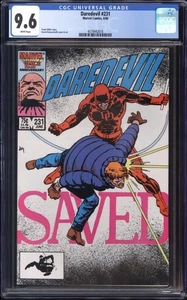 DAREDEVIL #231 CGC 9.6 WHITE PAGES  FRANK MILLER   BORN AGAIN! - Picture 1 of 2