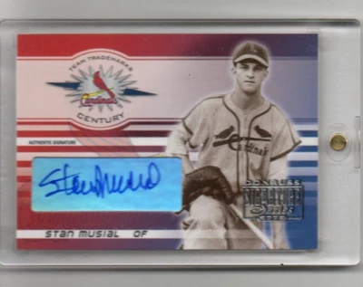 /100 2003 Donruss Signature Series - Stan Musial #TT-31 (AU) - HOF NM - Image 1 of 2