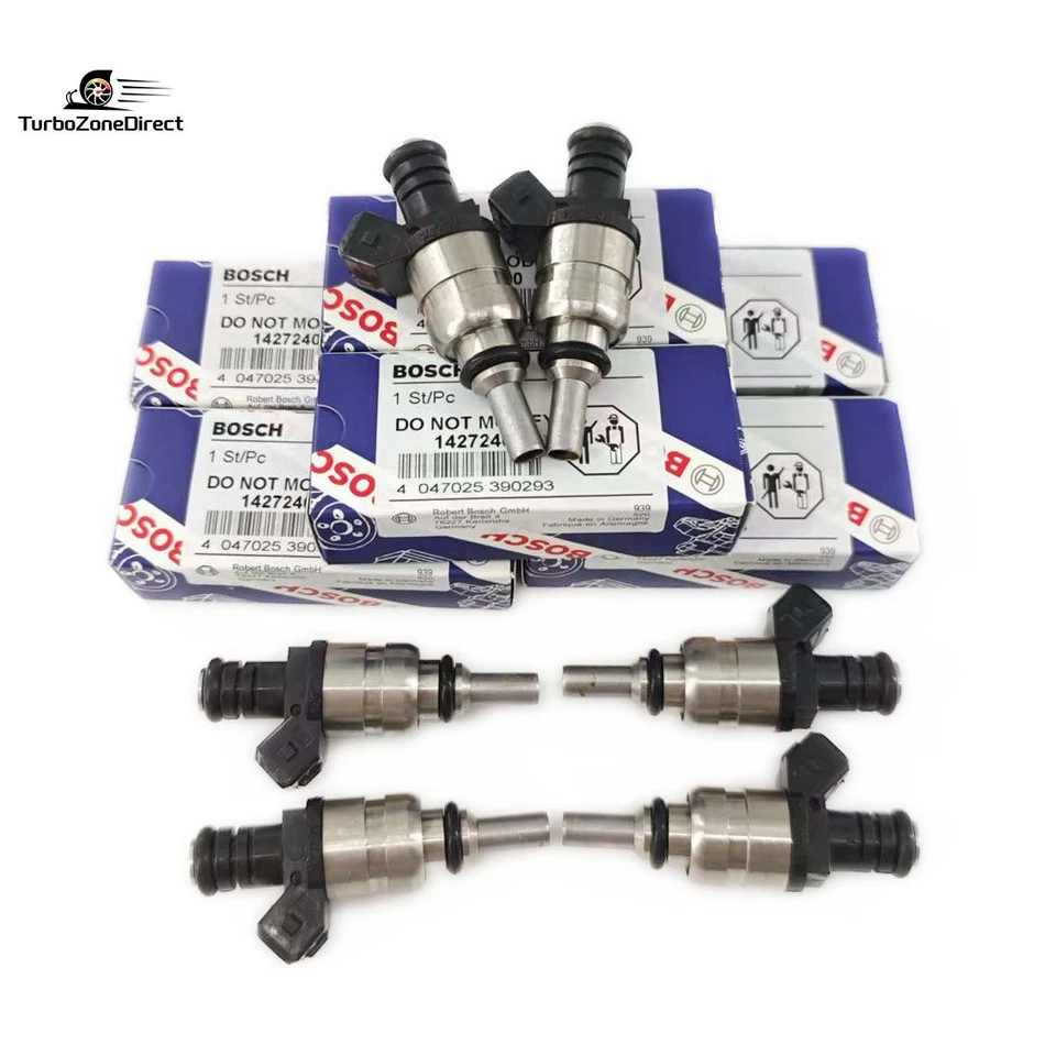 6Pcs Fuel Injectors 1427240 For BMW 3 5 7 X3 X5 X6 M52 Z3 E39 E46 E60 2.0-2.8L Foto 1 de 4