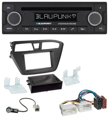 Blaupunkt MP3 Bluetooth DAB CD USB Autoradio für Hyundai i20 (2014-2020) - Bild 1 von 4