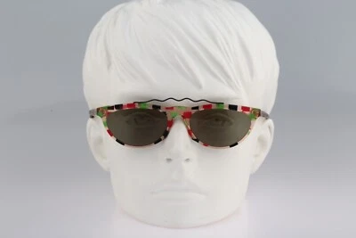Robert Rudger 500 91, Vintage 90s unique colorful cat eye sunglasses women, NOS - Image 1 of 4
