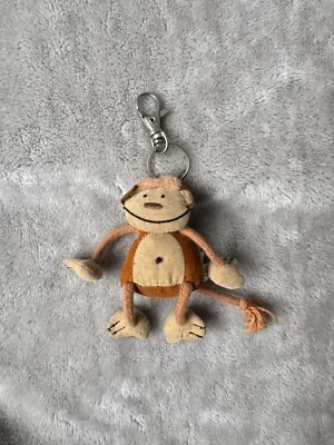 Jellycat Dingly Dangly Morris Monkey Keychain Soft Plush Toy Keyring Charm - Image 1 of 4
