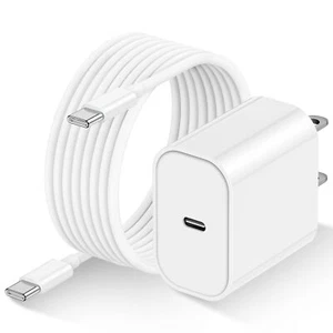 Wholesale USB-C to USB-C Cable Fast Charge Cord for iPhone16/15/Plus/ProMax/iPad - Photo 1 sur 20