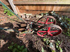 Used Vintage Garden Plow Green And Red