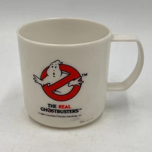 Vintage 1984 The Real Ghostbusters Plastic Children's Cup 2.5" Columbia Pictures - Picture 1 of 10
