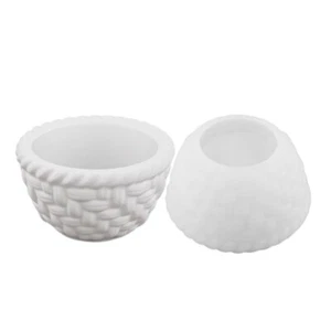 Ornament Moulds Succulent Planter Mold Resin Moulds Flower Basket Shape - Picture 1 of 8