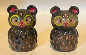 Vintage Brown Bear Salt & Pepper Shaker Set - Picture 1 of 7
