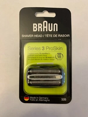 Cassete cortador de folha de barbear elétrico BRAUN SERIES 3 32B ProSkin 32 B - Imagem 1 de 2