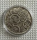 Shanghai Mint:1985 Panda China Medal OX Lunar Nickel China coin