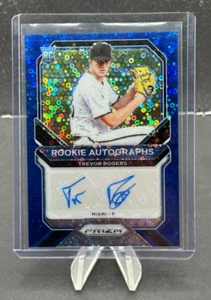 2021 Panini Prizm Trevor Rogers Rookie Auto Blue Donut Circles Prizm #/60 - Bild 1 von 3