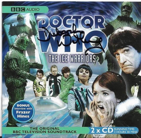 Doctor Who, The Ice Warriors signed by (CD COVER ONLY) Signed by Debbie Watling Cover