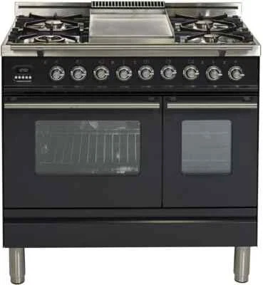 ILVE UPDW90FDMPM 36" Professional Plus Dual Fuel Range with Double Oven - Image 1 of 4