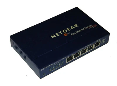 Netgear FS105 FS 105 Fast Ethernet Switch 10/100 Mbps 5 Port                **10 - Bild 1 von 3