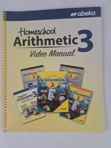 Abeka 3rd Grade Homeschool Video Manual for Arithmetic MATH  New! - Picture 1 of 2