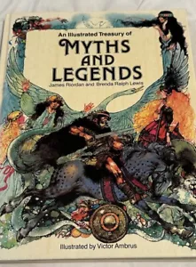 Vtg 1987 An Illustrated Treasury of Myths and Legends Hardcover Book Spain - Imagen 1 de 15